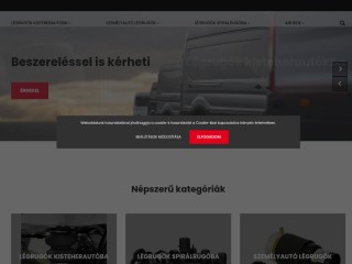 Légrugó szett Webáruház