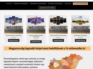 VÁSZONKÉP az ország nevezetességeiről - Magyarország Vászonképen