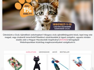 Cicás Ajándékok Webáruház