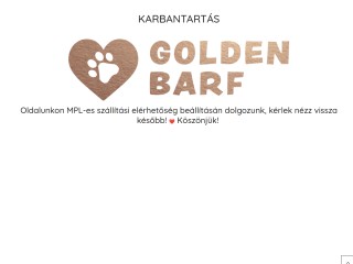 GoldenBarf Webáruház négylábú kedvencednek
