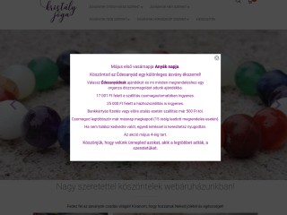 kristály karkötők, ékszerek - kristalyjogashop.hu