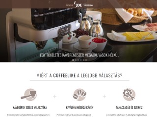 CoffeeLike Webshop – Prémium kávék, gépek és teák