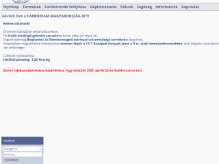 www.carbodiam.hu webáruház