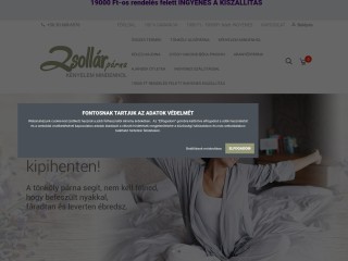 Zsollár párna | A nyugodt, pihentető alvás nem álom többé