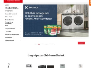 Háztartási gép webáruház: háztartási gépek széles választéka