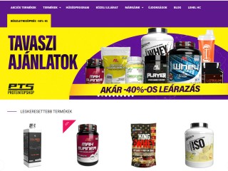 Protein Top Shop Táplálékkiegészítő Webáruház