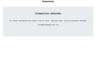 Klímapartner webáruház - klímák széles választéka kedvező áron