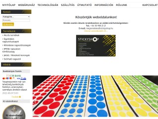 stickyshop.hu webáruház