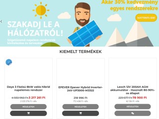 napelemsziget.hu webáruház