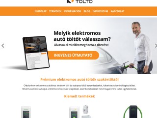 www.villanyauto-tolto.hu webáruház