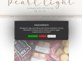 Pearl Light Candle