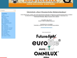 Best Showtechnika - Hang és fénytechnika - webáruház, webshop