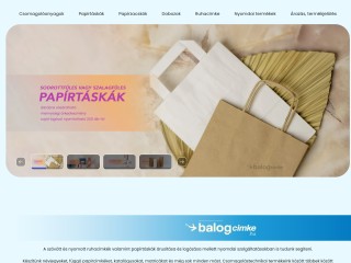 Balogcimke - Csomagolóanyagok, címkegyártás és logózás, nyomtatás