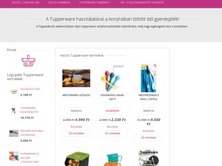 Tupperware Akciók - Tupperware webáruház