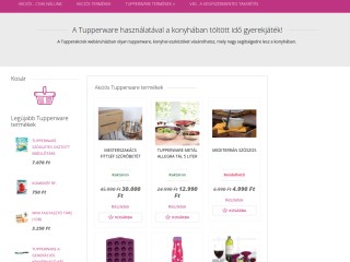 Tupperware Akciók - Tupperware webáruház