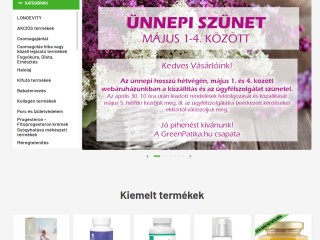 Greenpatika webáruház - étrendkiegészítő