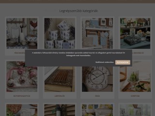 Szép-otthon.hu lakáskiegészítő webáruház