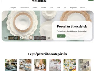 Szép-otthon.hu lakáskiegészítő webáruház
