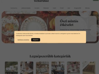 Szép-otthon.hu lakáskiegészítő webáruház