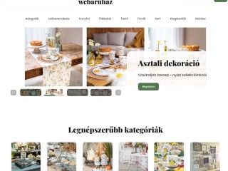 Szép-otthon.hu lakáskiegészítő webáruház