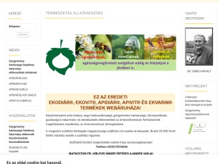 Természetes Állategészség webáruház, természetes betegségmegelőzésre