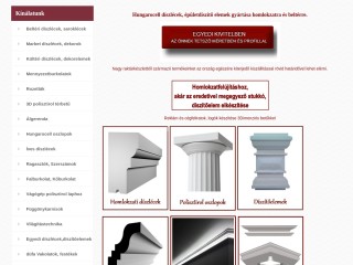 Hungarocell díszlécek, épületdíszítő elemek webáruháza