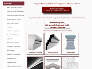 Hungarocell díszlécek, épületdíszítő elemek webáruháza
