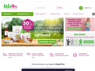 Keto termékekkel teli webáruház (fehérje diéta) - KetoMix