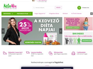 Keto termékekkel teli webáruház (fehérje diéta) - KetoMix