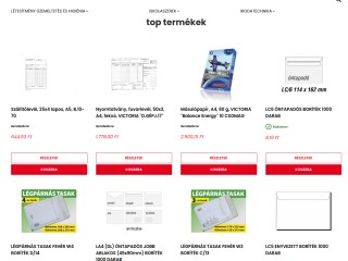 Irodaszer webáruház - irodaszerek rendelése könnyedén