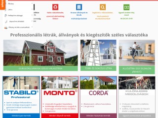 profilétra.hu | Állványok, létrák, lépcsők, fellépők, gurítható és fix szerelődobogók nagy választék