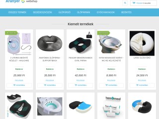 Aranyér Webshop