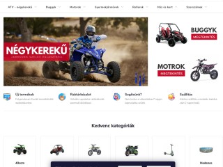 JÓLJÖHET.hu - ATV, motorkerékpár, mini-cross, gyermekjárművek