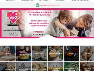 Gluténmentes, vegán, szénhidrát csökkentett termékek webshop