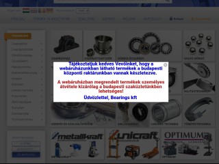 Bearings kft - hajtás és karbantartástechnikai szakáruház: csapágy, ipari görgőslánc, láncok
