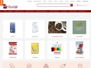 ClaraCaffe Webáruház - kávé, kávékapszula, zöldkávé, forró csoki, kiegészítők