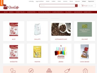 ClaraCaffe Webáruház - kávé, kávékapszula, zöldkávé, forró csoki, kiegészítők