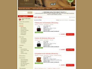 Női táska webáruház - Csilla Bőrdíszmű
