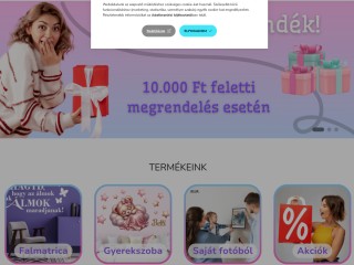 Dekor Varázs - falmatrica, fotótapéta, vászonkép , faltetoválás gyerekszobába