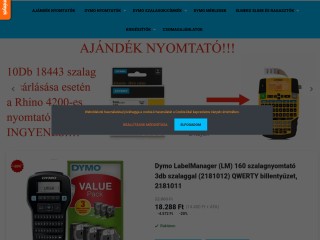 Dymo nyomtatók és kellékek specialistája