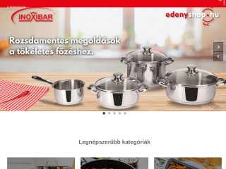 Edényshop - edény | lábas | serpenyő | kés | webáruház