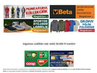 Munkavédelmi szaküzlet és webáruház