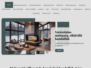 Füstmentes biokandalló webáruház - modern bioetanol kandallók