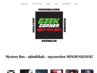 GeekCorner webáruház