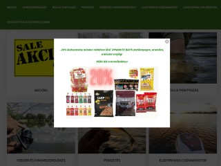 eFish.hu horgász és szabadidő termékek webáruháza