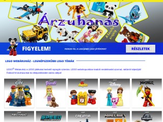 KreativKocka LEGO webáruház, LEGO játékok tárháza