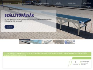 Szállítószalagok, ékszíjak, görgők, konvejorok gyártása