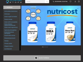 Nutrition Store - Táplálékkiegészítő Webáruház