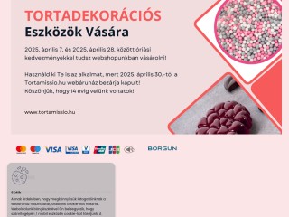 Tortamissio Tortadekorációs Eszközök, Cukrász-tortakellékek Webáruháza Tortamissio