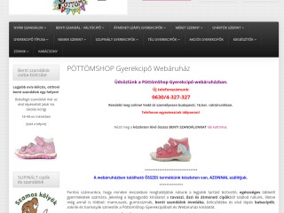 PÖTTÖMSHOP Gyerekcipőbolt és Webáruház